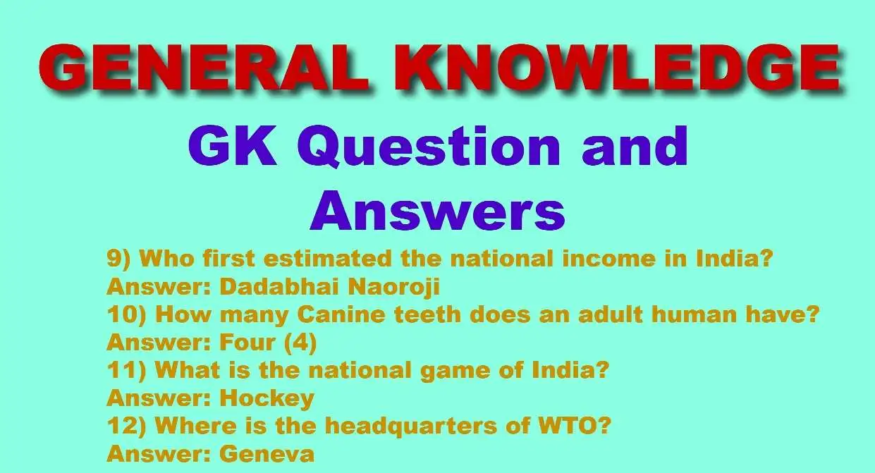 SSC General Knowledge